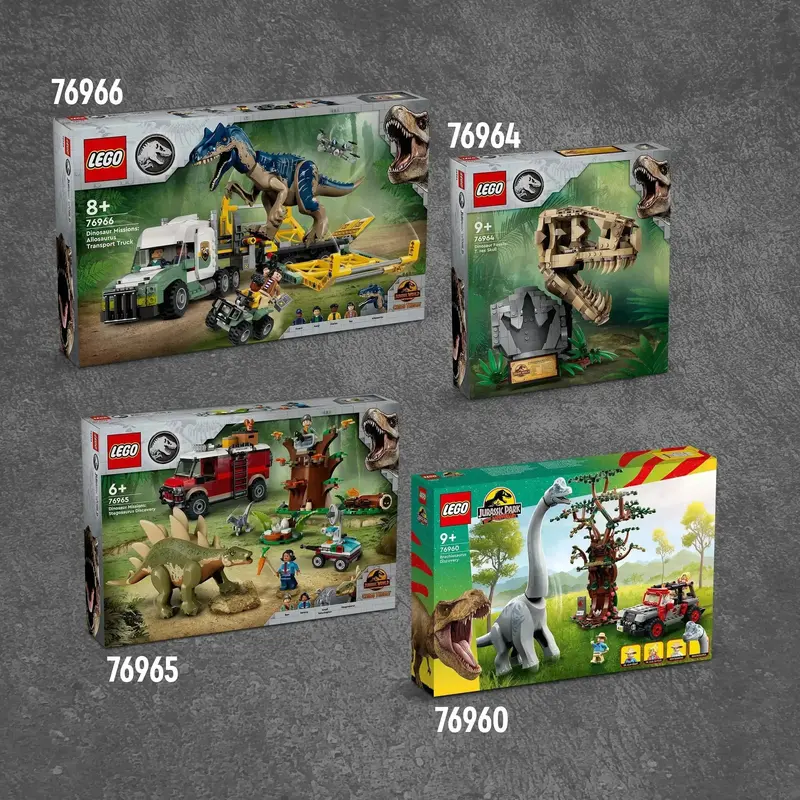 Lego Jurassic World Combideal: 76966, 76964, 76965 & 76960 1