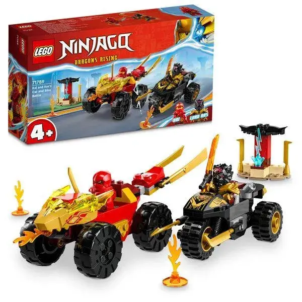 Lego Kai En Ras' Duel Tussen Auto En Motor 71789 Ninjago 1