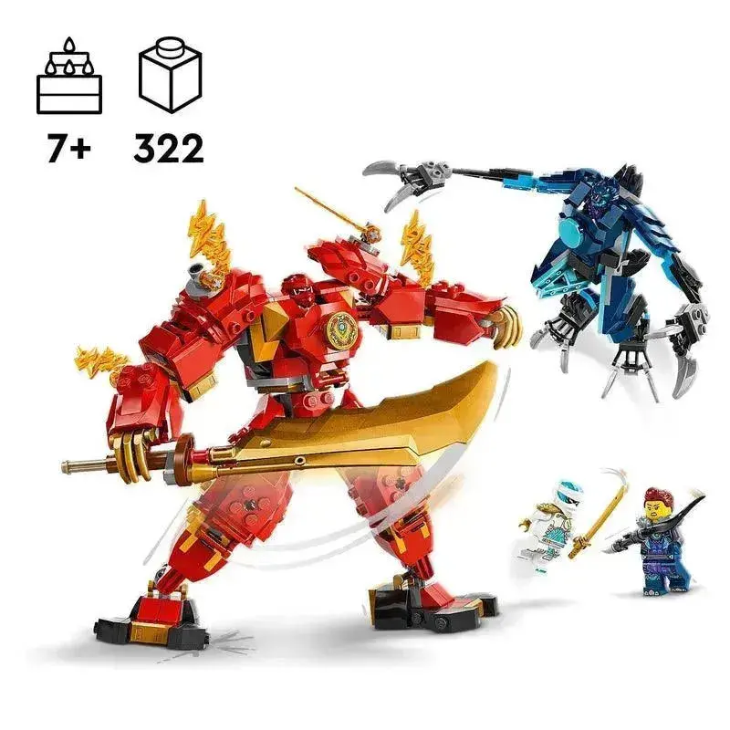 Lego Kai's Elementaire Vuurmecha 71808 Ninjago 2
