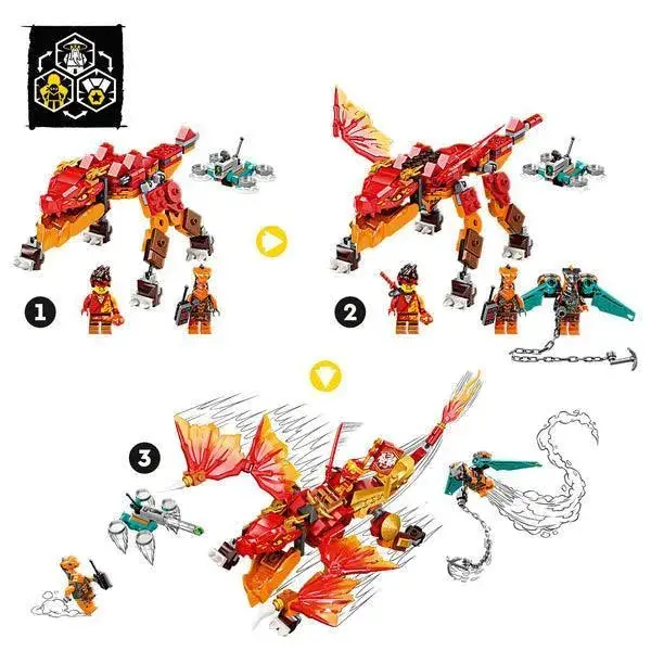 Lego Kai's Vuur Draak 71762 Ninjago 2