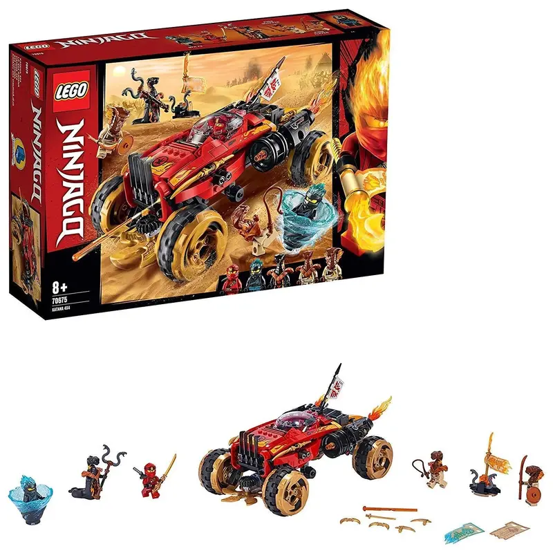 Lego Katana, Hakkende En Rammende 4X4 Auto 70675 Ninjago 1