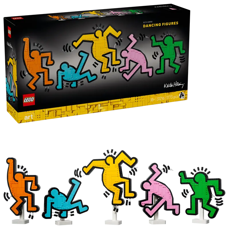 Lego Keith Haring - Dansende Figuren 31216 Art 1