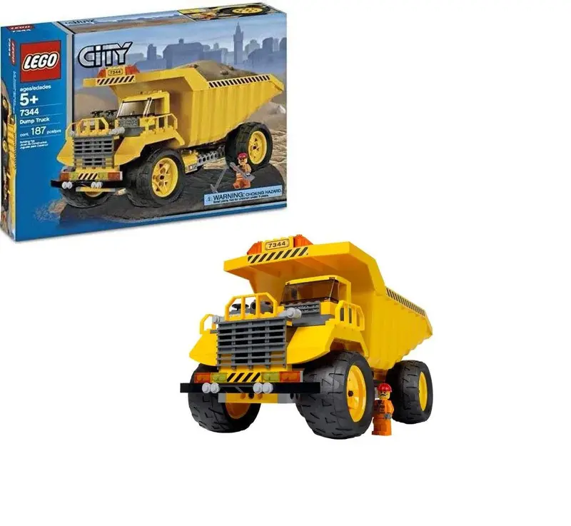 Lego Kiepende Dump Vrachtwagen 7344 City 1