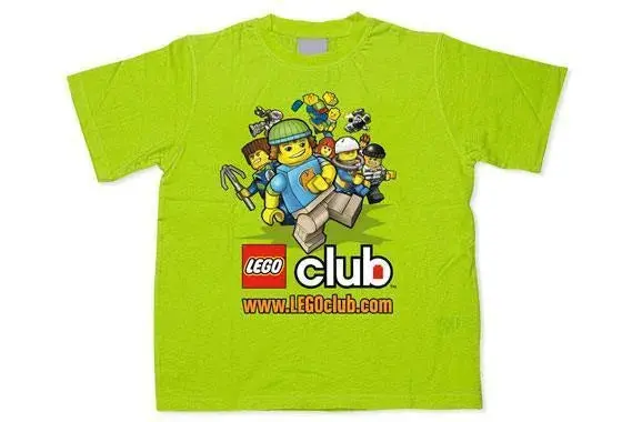 Lego Lego Club Lime Green T-Shirt Ts67 Gear 1