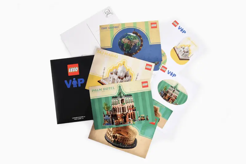 Lego Lego Travel Postcard And Sticker Set 5007520 Gear 1