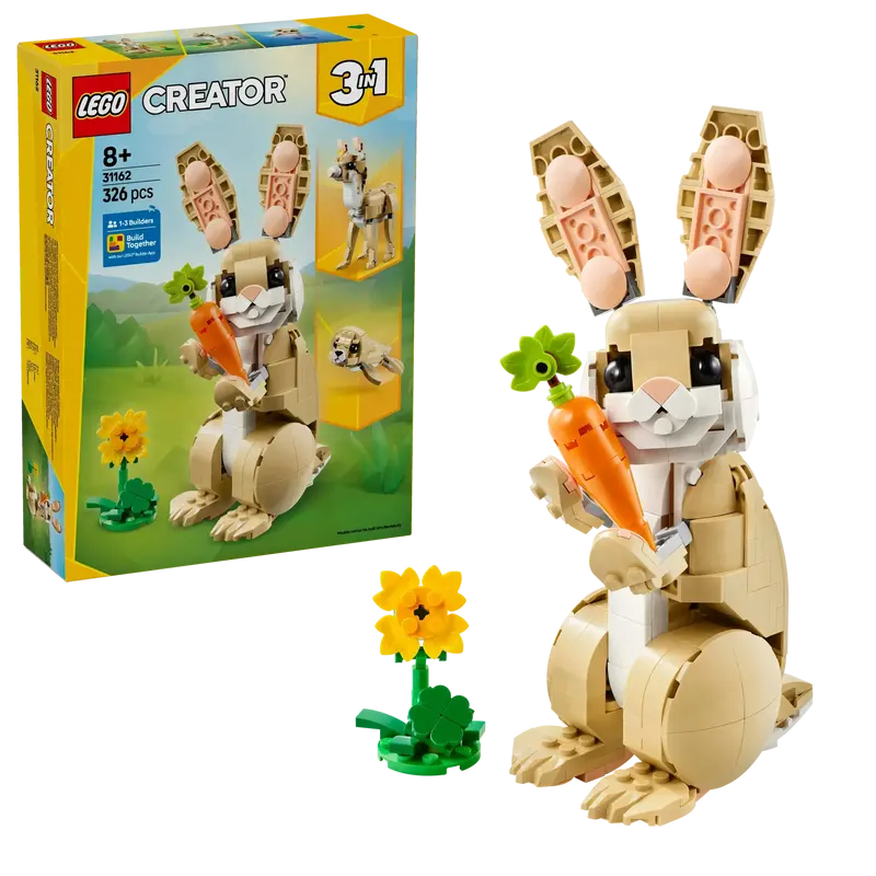 Lego Lief Konijntje 31162 Creator 3-In-1 1