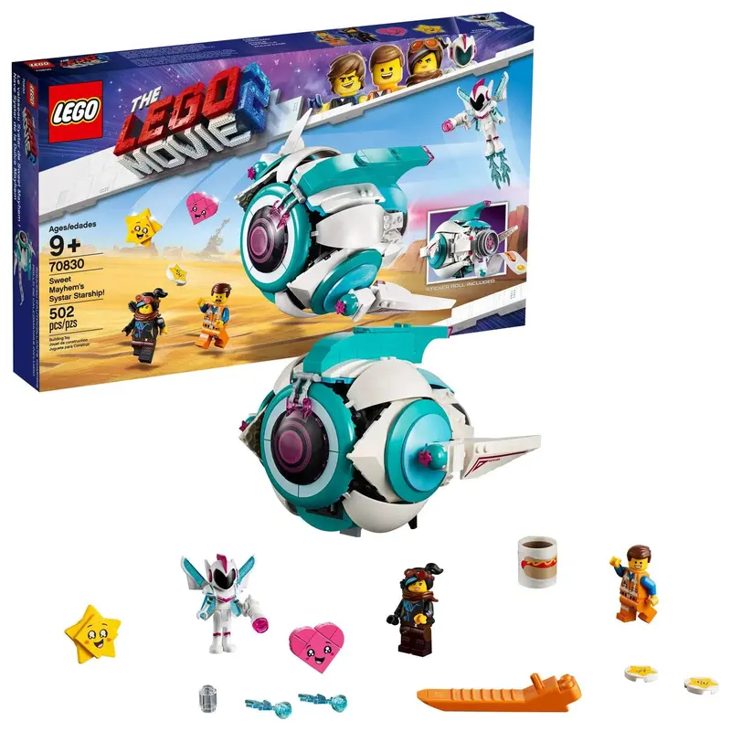 Lego Lieve Chaos' Ruimteschip 70830 Movie 1