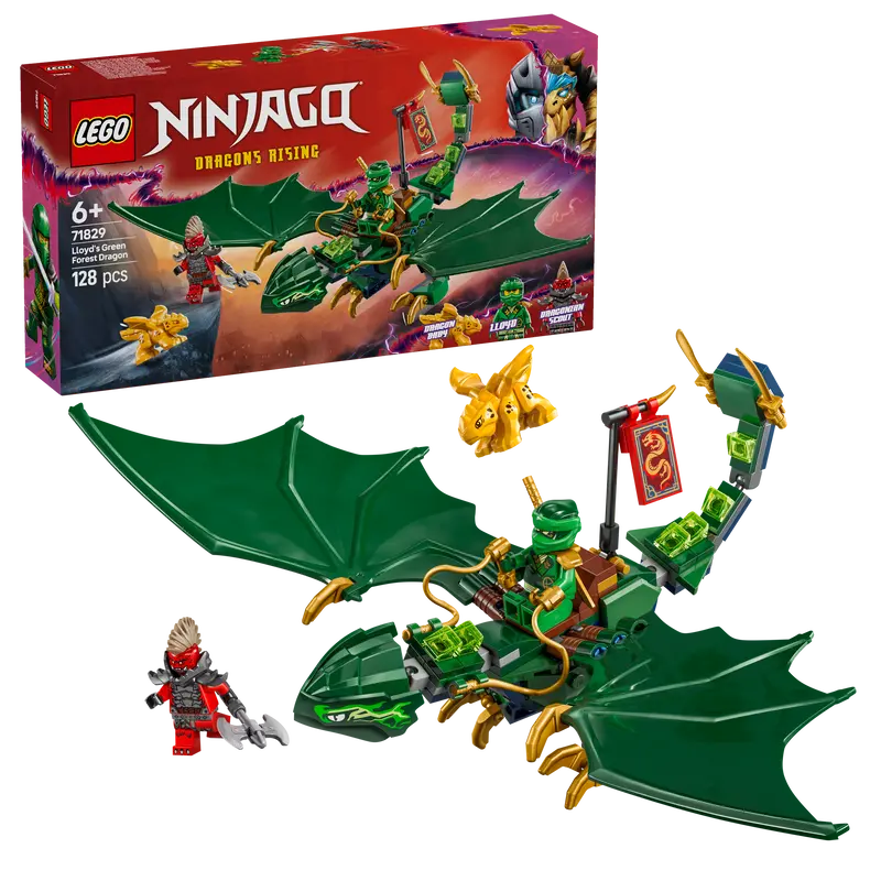 Lego Lloyd Green Forest Dragon 71829 Ninjago 1