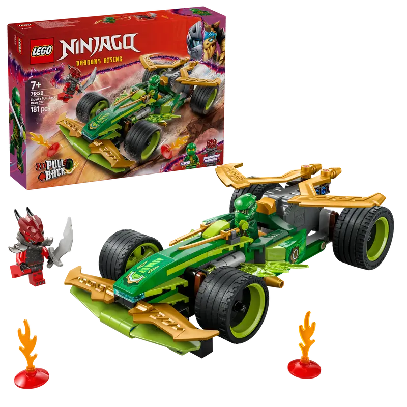 Lego Lloyds Pull-Back Race Car 71828 Ninjago 1