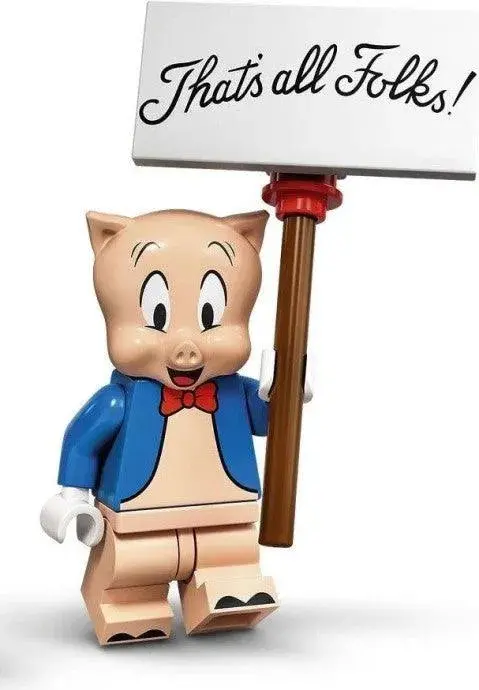 Lego Looney Tunes Minifiguur Porky Pig 71030-12 Minifiguren 1