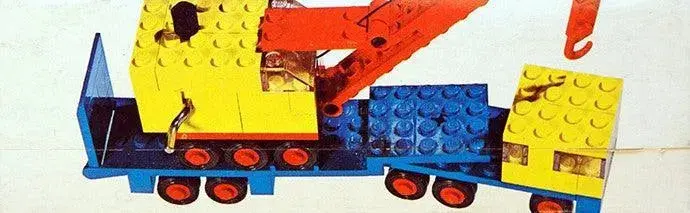Lego Low-Loader With Crane 680 Legoland 1
