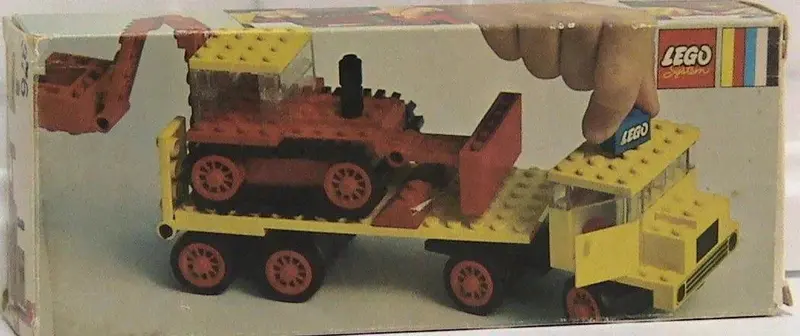 Lego Low Loader With Excavator 376 Legoland 1
