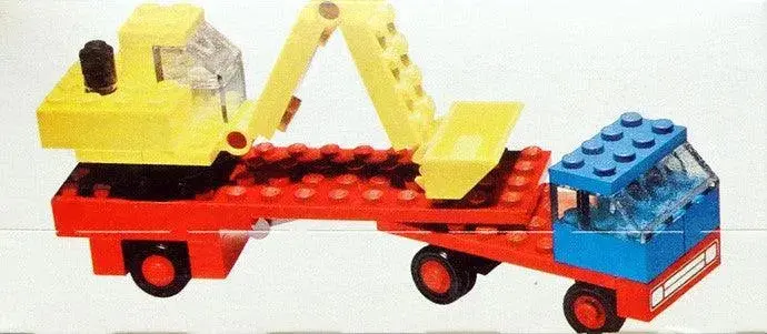 Lego Low Loader With Excavator 649 Legoland 1