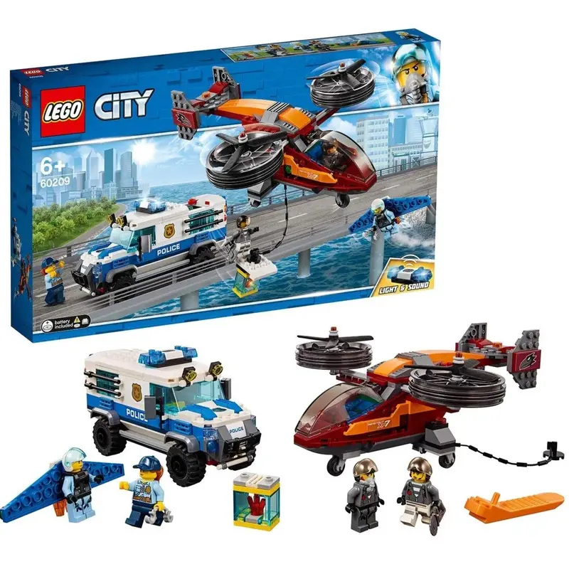 Lego Lucht Politie Diamantroof Met Helikopter 60209 City 1