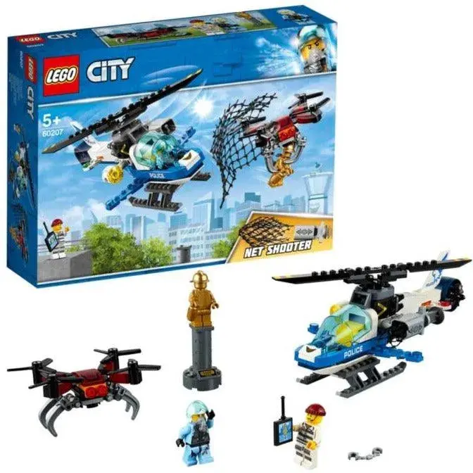 Lego Lucht Politie Drone Met Helikopter 60207 City 1
