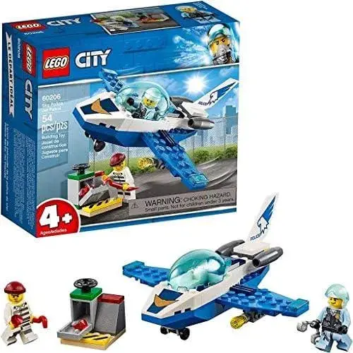 Lego Lucht Politie Vliegtuig Patrouille 60206 City 1