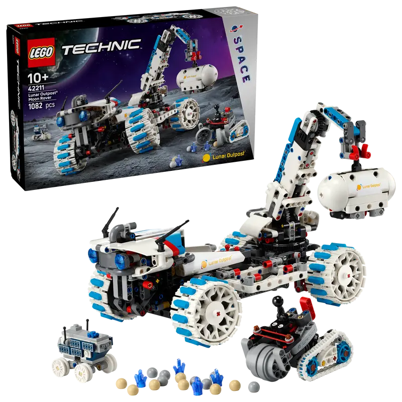 Lego Lunar Outpost Moon Rover Space Vehicle 42211 Technic 1