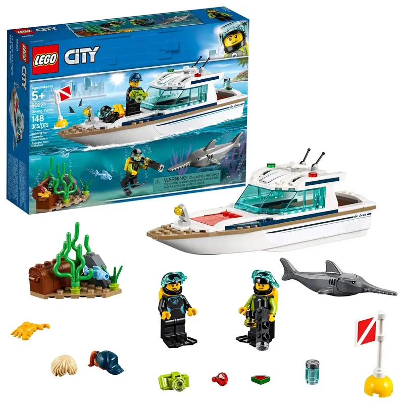 Lego Luxe Duikjacht Met Duikers 60221 City 1