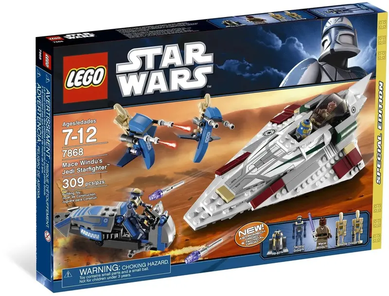 Lego Mace Windu's Jedi Starfighter 7868 Starwars 1