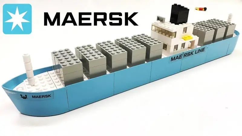Lego Maersk Line Container Ship 1650 Legoland 1