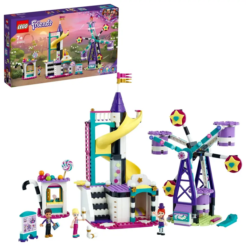 Lego Magisch Reuzen Rad En Glijbaan Op De Kermis 41689 Friends 1