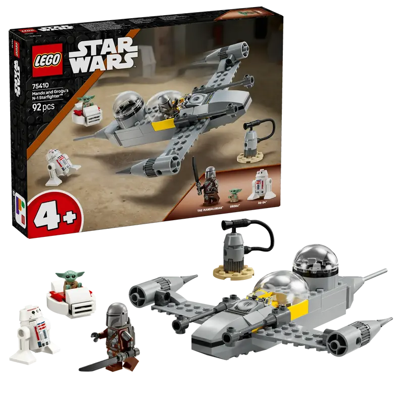 Lego Mando En Grogu's N-1 Starfighter 75410 Starwars 1
