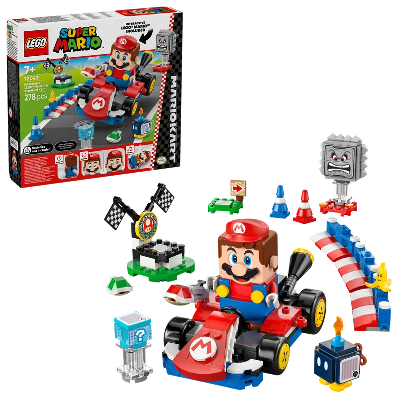 Lego Mario Kart™ – Interactieve Lego® Mario™ En Standaardkart 72043 Supermario 1