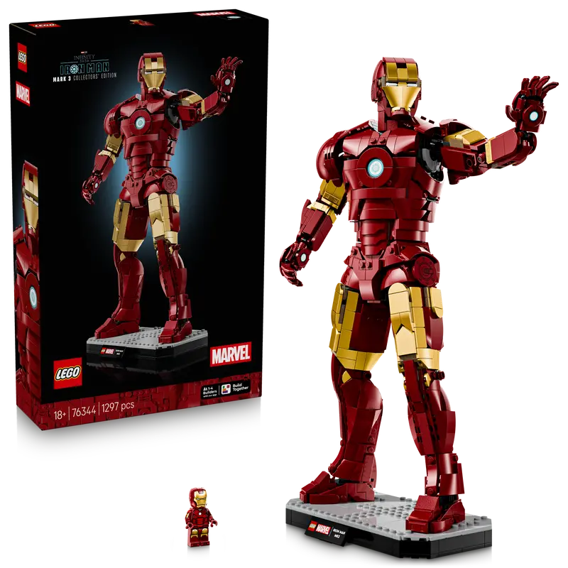 Lego Marvel Iron Man Mark 3 – Verzameleditie Bouwpakket Voor Volwassenen Met Superhelden 76344 1