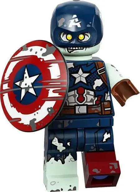 Lego Marvel Studios Zombie Captain America 71031-9 Minifiguren 1