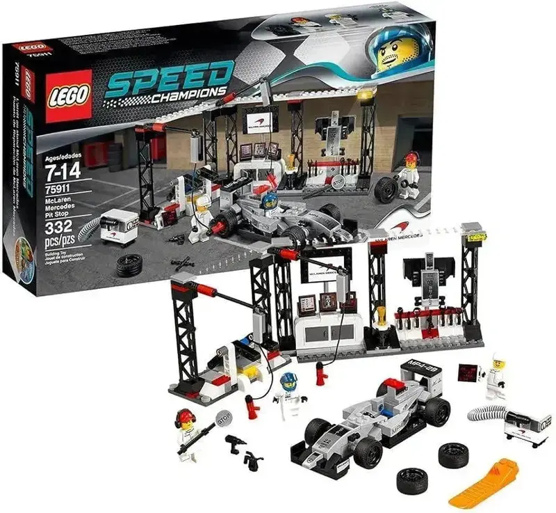 Lego Mclaren Mercedes Pit Stop 75911 Speedchampions 1