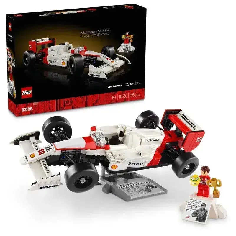 Lego Mclaren Mp4/4 En Ayrton Senna 10330 Icons 1