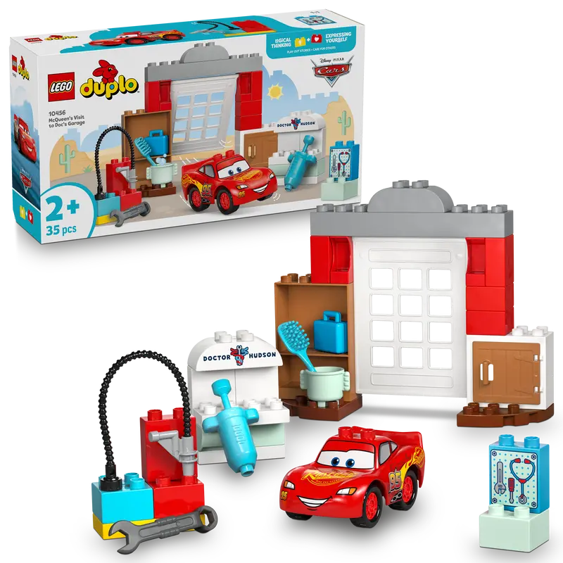 Lego Mcqueens Bezoek Aan Docs Garage 10456 Duplo 1
