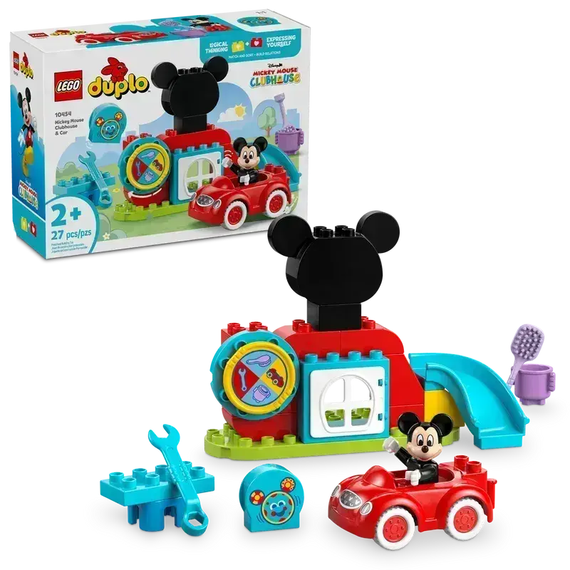 Lego Mickey Mouse Clubhuis En Auto 10454 Duplo 1
