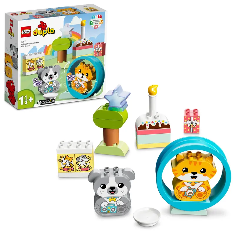 Lego Mijn Eerste Puppy En Kitten Met Geluid 10977 Duplo 1