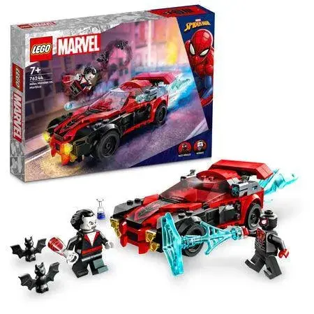 Lego Miles Morales Vs. Morbius 76244 Superheroes 1