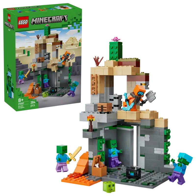 Lego Minecraft Zombiekerker Speelgoed Voor Kinderen En Gamers Vanaf 8 Jaar 21587 1