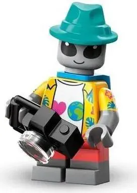 Lego Minfiguren Series 26 Space / Ruimtevaart Alien Tourist 71046-3 Minifiguren 1