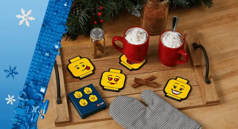 Lego Minifigure Coaster Set 5007623 Gear 1