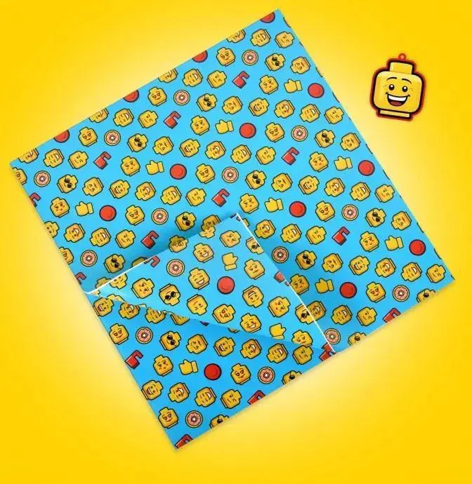 Lego Minifigure Head Wrapping Paper 5007724 Gear 1