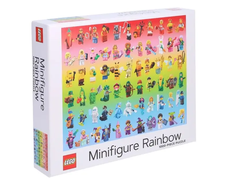 Lego Minifigure Rainbow 1 000 Piece Puzzle 5007643 Gear 1