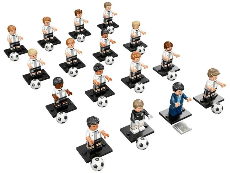 Lego Minifiguren Dfb – Der Mannschaft Duits Voetbal Team 71014 Minifiguren (16 Stuks) 1