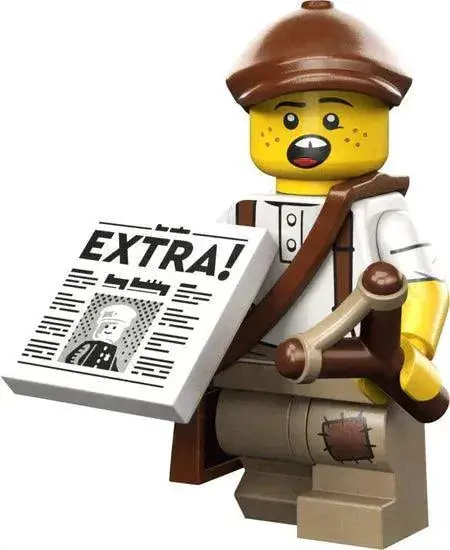 Lego Minifiguren Serie 24 71037-12 Newspaper Kid 1