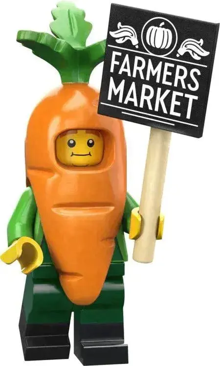 Lego Minifiguren Serie 24 71037-4 Carrot Mascot Minifiguren 1