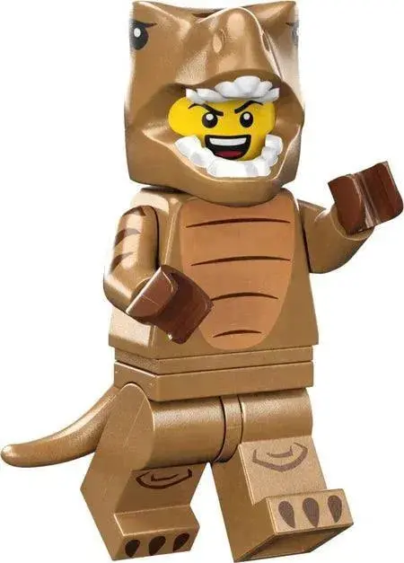 Lego Minifiguren Serie 24 71037-6 T-Rex Costume Fan Minifiguren 1