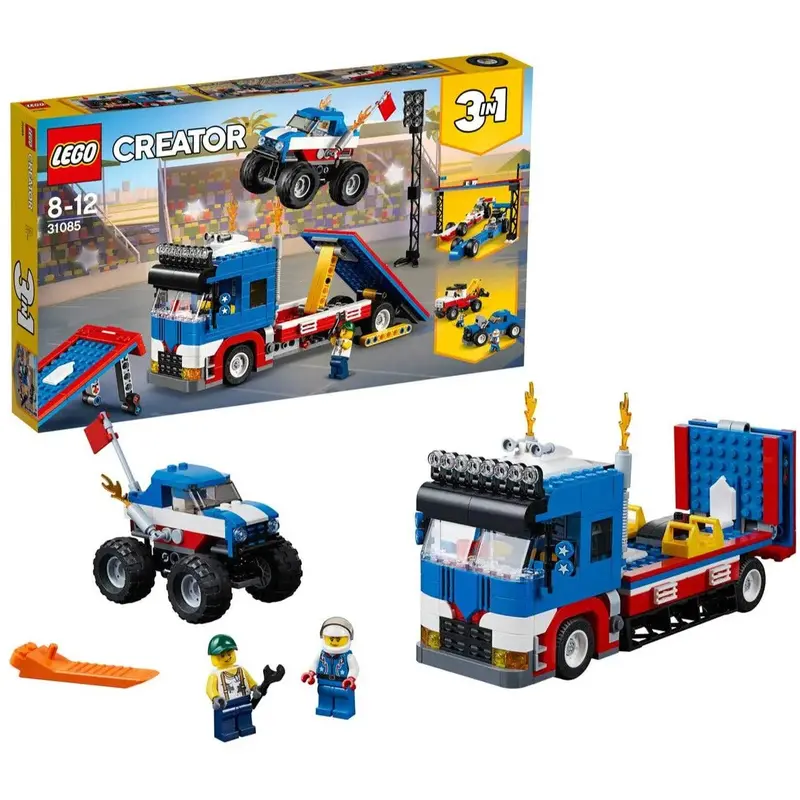 Lego Mobiele Stunstshow Met Monstertruck 31085 Creator 3-In-1 1