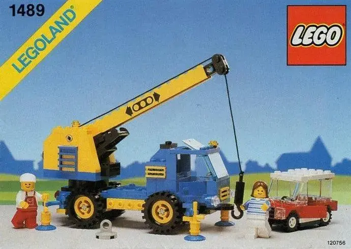Lego Mobile Car Crane 1489 Town 1