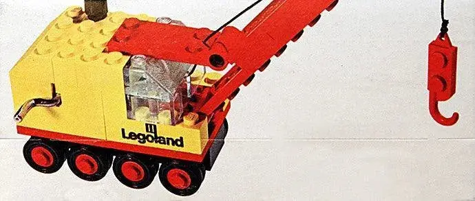 Lego Mobile Crane 643 Legoland 1