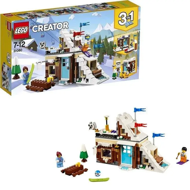 Lego Modulaire Wintersport Ski Hut 31080 Creator 3-In-1 1