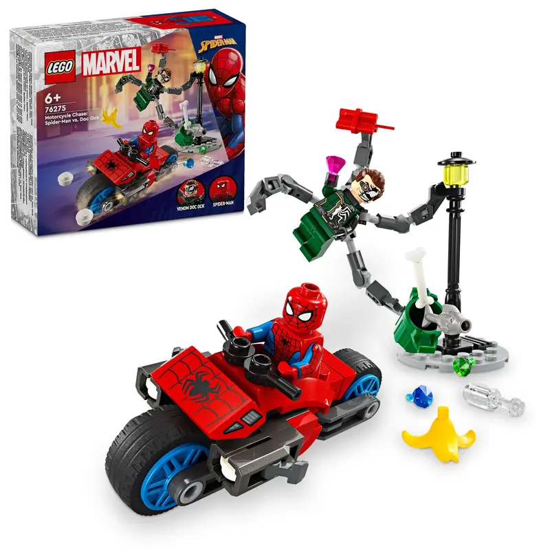 Lego Motorcycle Chase: Spider-Man Vs. Doc Ock 76275 Superheroes 1