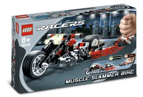 Lego Muscle Slammer Bike 8645 Racers 2